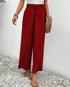 Tineke™ | Bequeme Hose mit weitem Bein in Rot