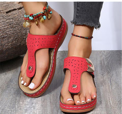 Stephanie® | Sandalen für Damen in Rot