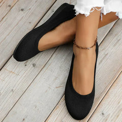 Angela | Rutschfeste atmungsaktive Schuhe™ in Schwarz