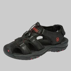 Ryan | Herren Klassiker Orthopädische Sandalen in Schwarz