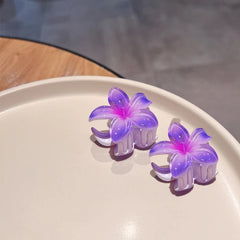 Micara - Blumenklammern - Haarschmuck in Lila