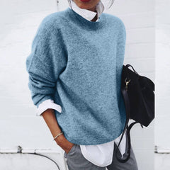 Lisbeth - Weicher und warmer Pullover in Blau