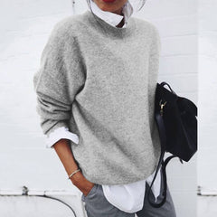Lisbeth - Weicher und warmer Pullover in Grau