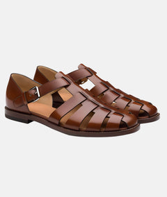 Mirabel® | Riemchensandalen mit elegantem Schnitt in Rotbraun