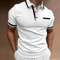 Herren Klassisches Elegantes Polo Shirt | Vielseitig in Weiß