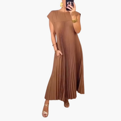 Marlene | Zeitloses und komfortables Kleid in Braun
