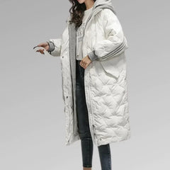 Indy - Frauen Winterjacke in Weiß