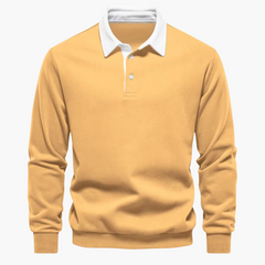 Hans | Freizeit-Poloshirt in Gelb