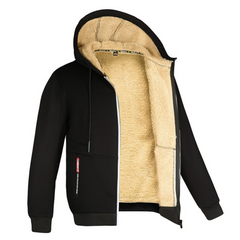 Kristoffer - Weiche und warme Herrenjacke in Schwarz