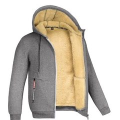 Kristoffer - Weiche und warme Herrenjacke in Grau
