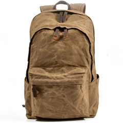 Beckett - Vintage Outdoor-Rucksack - Feuchtigkeitsbeständiges Canvas in Khaki