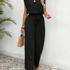 Noémie  | Elegantes Ensemble in Schwarz