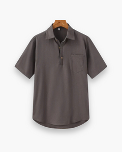 Herren Lässiges Polo Shirt | Bequemes Poloshirt in Grau