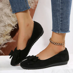 Helma - Bequeme flache Schuhe in Schwarz