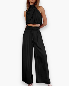 Damen Eleganter Jumpsuit | Festlich Sommer Jumpsuit in Schwarz