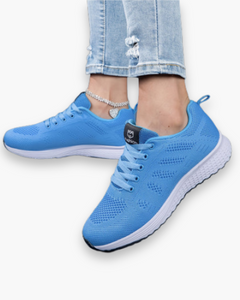 Damen Atmungsaktive Sport Sneakers | Sportlich in Himmel Blau