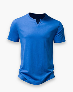 Herren Lässiges T-Shirt | Bequem für Sommer und Freizeit in Blau