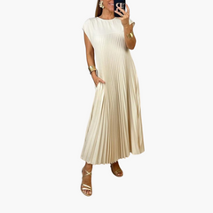 Marlene | Zeitloses und komfortables Kleid in Beige
