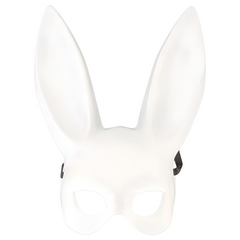 ShadowHop – Hasenmaske mit langen Ohren für auffällige Cosplay-Looks in Weiß