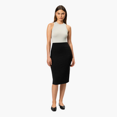 Eleganter Midirock für Damen – vielseitig & stilvoll in Schwarz