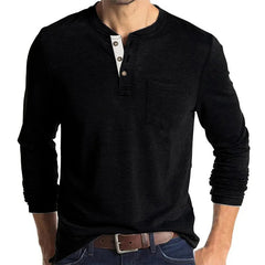 Noah | Komfortables Langarmshirt für stilvolle Looks in Schwarz