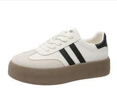 Serina - Plateau-Sneakers - Schlupfstil in Beige