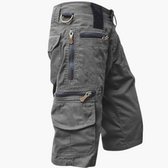 Robuste Cargoshorts für Herren - Ideal für Abenteuerreisen in Grau