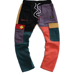 Sefton - Cordhose mit Farbfeldmuster für Herren in Orange