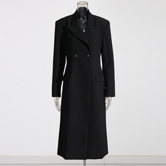 Luana - Eleganter Trenchcoat für Damen in Schwarz