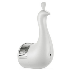 PeacockGlow LED-Projektionlampe – Dekorative Lampe mit Fernbedienung und Farbeffekten in Weiß