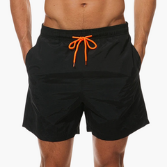 Atmungsaktive Shorts - für Herren mit Stretch-Funktion in Schwarz