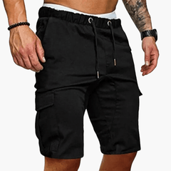 Cargoshorts mit Taschen für Herren – bequem & sommerlich in Schwarz