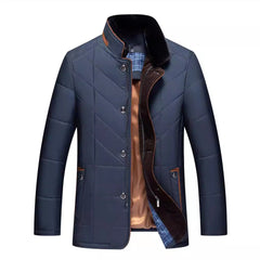 Cian | Winterjacke mit Stehkragen in Blau