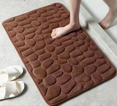 AquaGuard Absorbierende Badezimmermatte in Kaffe Farbe