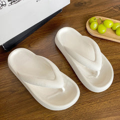 Pura® | Outdoor Seaside Beach Flip-Flops mit dicker Sohle in Weiß