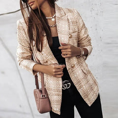 Ralph Mattew Winter Print Jacke in Khaki