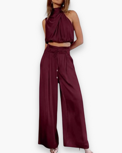 Damen Eleganter Jumpsuit | Festlich Sommer Jumpsuit in Rot
