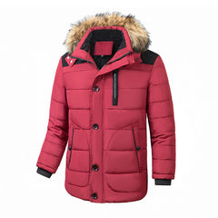 Alexander | Winter Herrenjacke in Rot