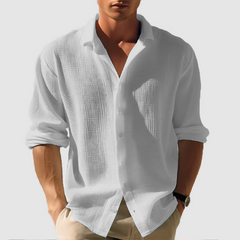 Herren Lässiges Button Down Hemd | Vielseitig Und Stilvoll in Grau