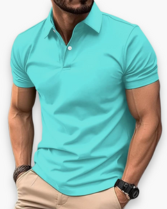 Herren Klassisches Poloshirt | Sportlich Elegant in Hellgrün