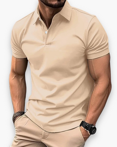 Herren Klassisches Poloshirt | Sportlich Elegant in Khaki