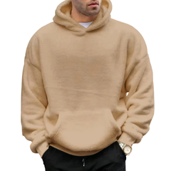 LYON – Der flauschige Unisex-Hoodie für den Herbst in Khaki
