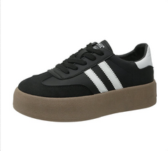 Serina - Plateau-Sneakers - Schlupfstil in Schwarz