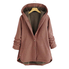 Helma | Elegante und Bequeme Kapuzenjacke für Damen in Rot
