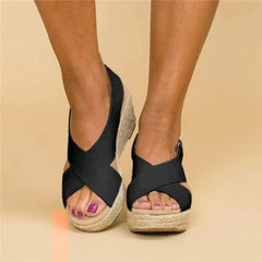 Margaret® | Orthopädische Sommersandalen in Schwarz