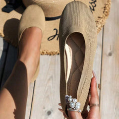Maricel® | Rutschfeste, atmungsaktive Schuhe in Khaki