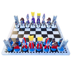 Brainiacs - Schachspiel für Kinder - Schach lernen und strategisches Denken entwickeln in Schwarz & Weiß