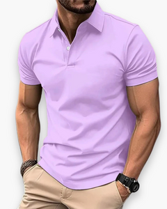 Herren Klassisches Poloshirt | Sportlich Elegant in Lila