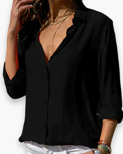 Damen Elegante Bluse | Festliche Blusen Für Anlässe in Schwarz