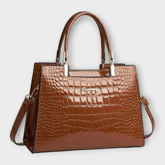 Sophia | Schultergurt Geräumig Handtasche in Braun